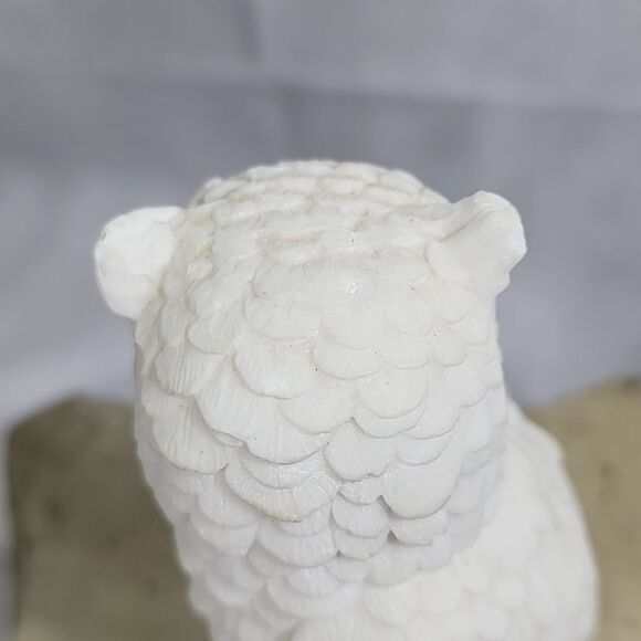 Vintage Alabaster Owl - Picture 5 of 7